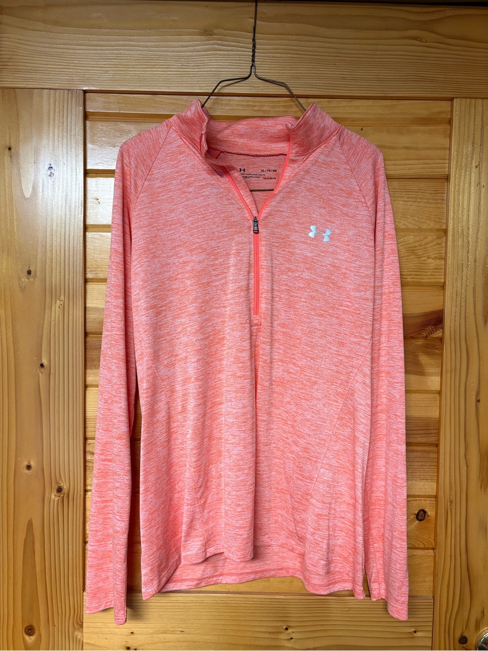 Under Armour Women’s Coral Heather Half-Zip Pullover